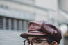 【Shangri-La Heritage】皮革八片式騎士帽 三色／“Outlaw” Leather 8 Panel Riders Cap