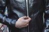 【FINE CREEK LEATHERS】Alonzo Horsehide Leather Jacket / 植鞣革馬皮拉鍊騎士外套