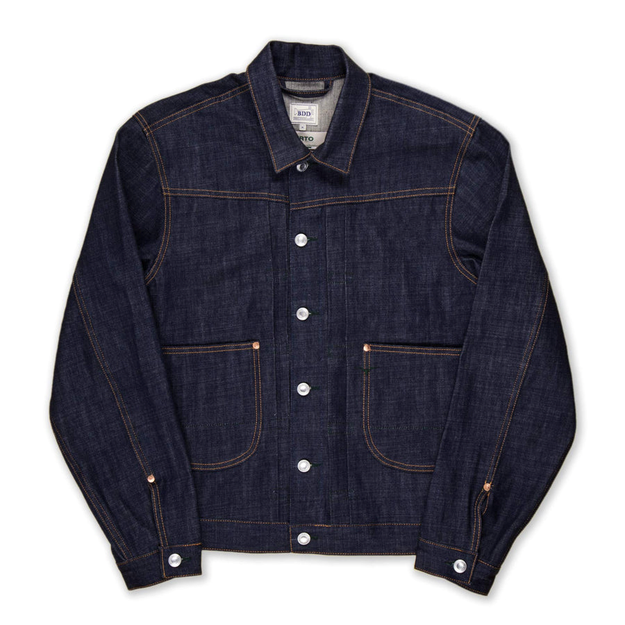 Developer Jacket 【Benzak Denim Developers】BDJ-01 COWBOY JACKET 11.5 oz. natural indigo ...