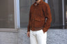 【Nudie Jeans】Steve Leather Jacket Cognac／山羊絨麂皮經典剪裁夾克