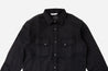 【3sixteen】Crosscut Western Black Selvedge Fleece