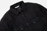 【3sixteen】Crosscut Western Black Selvedge Fleece