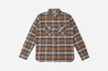 【3sixteen】Crosscut Flannel Shirt-Mocha ／ 特殊橫裁 法蘭絨襯衫 摩卡