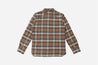 【3sixteen】Crosscut Flannel Shirt-Mocha ／ 特殊橫裁 法蘭絨襯衫 摩卡