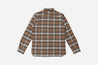【3sixteen】Crosscut Flannel Shirt-Mocha
