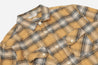 【3sixteen】Crosscut Flannel Shirt-Dijon