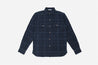 【3sixteen】Indigo Overdye HBT Check Utility Shirt