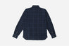 【3sixteen】Indigo Overdye HBT Check Utility Shirt
