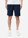 【3sixteen】Drawstring Short Black Overdye Jacquard / 過染抽繩短褲