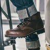 【Wolverine 1000 Mile】戶外用大底 哈瓦那棕色／Plain-Toe Rugged Boot