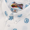 【Naked and Famous】Street Fighter collab-Hadouken Jacquard