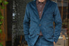 [Naked and Famous] Blazer - Heavy Velvet Twill - Blue 