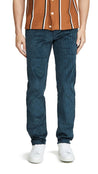 【Naked and Famous】Tapered Chino - Heavy Velvet Twill Trousers - Blue 