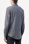 【HELLEQUINO】 Chambray Everyday Shirt 4.5oz / 特殊剪裁 藍染 義大利水手布 襯衫