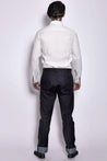 【HELLEQUINO】 The Pants-Raw Selvedge Denim 11oz / 特殊剪裁 小直筒彈性原色褲