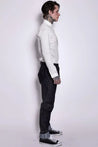【HELLEQUINO】 The Pants-Raw Selvedge Denim 11oz / 特殊剪裁 小直筒彈性原色褲
