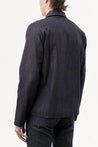 【HELLEQUINO】Selvedge Denim & Fleece Utility Jacket / 義大利鋪絨 布邊丹寧 原創夾克