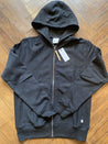 【Dyemond Goods】Heavyweight inner brushed hooded jacket gray / black / dark blue / Dymond Goods Heavyweight fleece zip hoody 