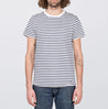 【Benzak Denim Developers】BT-01 POCKET TEE dark grey melee & black striped / 口袋素Tee 灰黑條紋