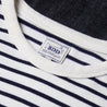 【Benzak Denim Developers】BT-01 POCKET TEE dark grey melee & black striped / 口袋素Tee 灰黑條紋
