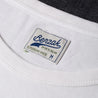 【Benzak Denim Developers】BT-05 Crackle Tee Navy / White / LOGO裂紋Tee 重磅棉布 白色 海藍色