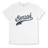 【Benzak Denim Developers】BT-05 Crackle Tee Navy / White / LOGO裂紋Tee 重磅棉布 白色 海藍色