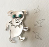 【MUNQA】DREAMING BEAR bear pin / brooch