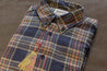 【Naked and Famous】Easy Shirt - Cotton Silk Flannel - Navy 