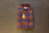 【Naked and Famous】Easy Shirt - Triple Twist Yarn Vintage Flannel - Rust / 特殊三重撚棉線 法藍絨襯衫