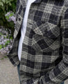 【Naked and Famous】Easy Shirt - Triple Twist Yarn Vintage Flannel - Grey / 特殊三重撚棉線 法藍絨襯衫