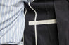 【Universal Works】Barra Stripe Jacket / 西服工裝外套 細直條紋 日本布- 黑色