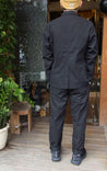 【Universal Works】Barra Stripe Jacket / 西服工裝外套 細直條紋 日本布- 黑色