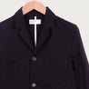【Universal Works】Barra Stripe Jacket / 西服工裝外套 細直條紋 日本布- 黑色