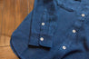 【3sixteen】Crosscut Handloom Shirt - Indigo 