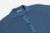 【3sixteen】義大利藍染匹馬棉 開襟立領毛衣／Pima Cotton Collared Cardigan