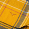 【Benzak Denim Developer】刷毛法藍絨 工作襯衫／BWS-01 yellow & blue check flannel