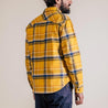 【Benzak Denim Developer】刷毛法藍絨 工作襯衫／BWS-01 yellow & blue check flannel