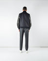 【Dehen 1920】Varsity Jacket Black / Black Leather