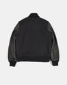 【Dehen 1920】Varsity Jacket Black / Black Leather