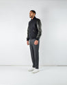 【Dehen 1920】Varsity Jacket Black / Black Leather