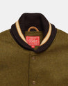 【Dehen 1920】Varsity Jacket Rust／Olive 