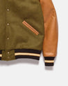 【Dehen 1920】Varsity Jacket Rust／Olive 