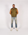 【Dehen 1920】Varsity Jacket Rust／Olive 