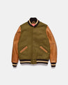 【Dehen 1920】Varsity Jacket Rust／Olive 