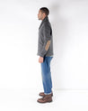 【Dehen 1920】Heavy Worsted Wool Shawl Sweater Coat 2.0 Charcoal 