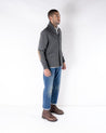 【Dehen 1920】Heavy Worsted Wool Shawl Sweater Coat 2.0 Charcoal 