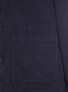【Universal Works】細燈芯絨 寬版工作襯衫 午夜藍／Fine Cord Bakers Overshirt