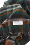 【Universal Works】綠格紋圍巾／CHECK SCARF-GREEN