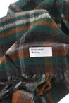 【Universal Works】CHECK SCARF-GREEN