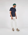 【Dehen 1920】Heavy Duty Tee - Single Pocket－Navy 